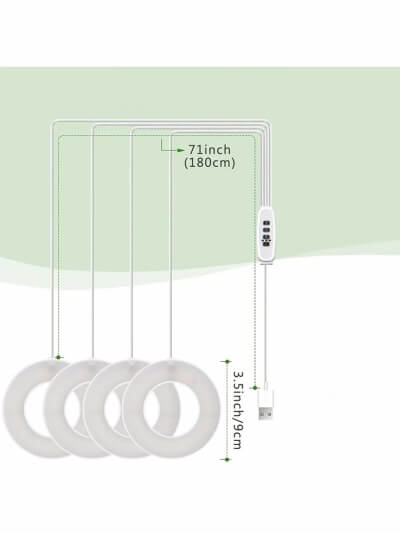 Фитолампа для растений полного спектра 20 В, 4Lite-2