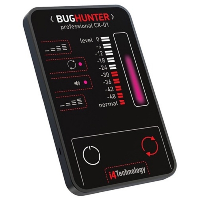 Детектор скрытых жучков, видеокамер и прослушивающих устройств BugHunter CR-01 Карточка-1