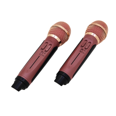 Беспроводная караоке система (2 микрофона, колонка) SOVA SD-308 Pink-4