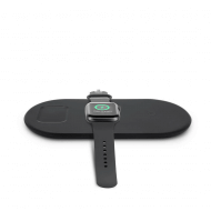 Беспроводная зарядка Baseus Smart 3 в 1 Phone+Watch+AirPods (чёрная)