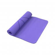 Коврик для фитнеса TPE 183*61*0.6 c рисунком (фиолетовый)